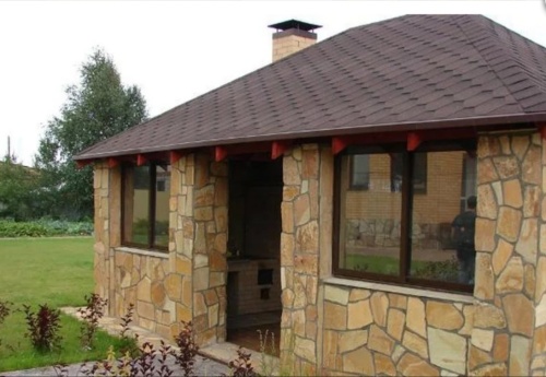 Плитняк златолит жёлтый золотистый для фасада 1,5-3см купить в Саранске