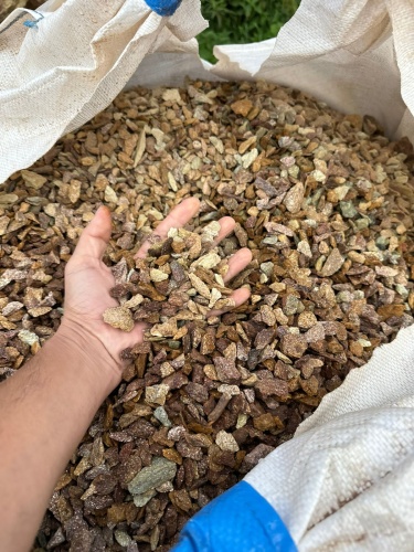 Златолит персиковый декоративная каменная крошка купить в Саранске