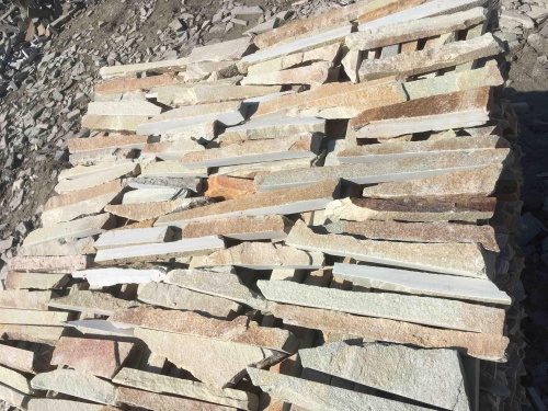 Горбушка златолит золотистый для облицовки купить в Саранске